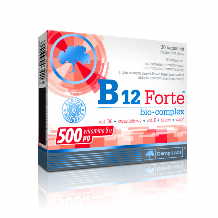 B12 Forte Bio-complex (30 kapsulas) \u2013 FitFactory